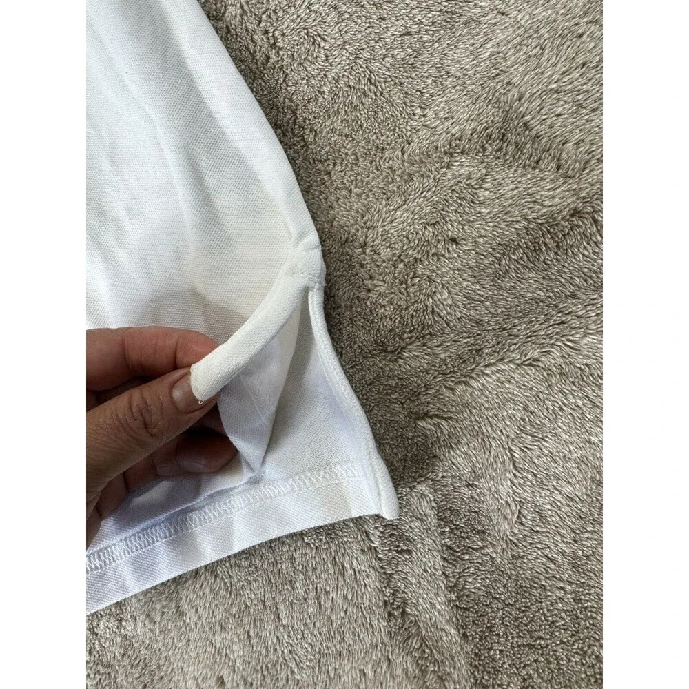 st johns bay Men’s Polo Shirt,comfort Stretch,white ,size 5XL - Picture 5 of 8